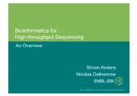 Bioinformatics for High-Throughput Sequencing an Overview