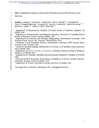 Computational Design of Asymmetric Three-Dimensional RNA Structures and 2 Machines