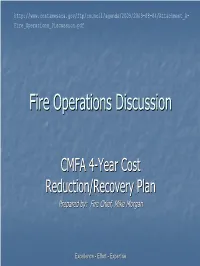 Fire Operations Discussion