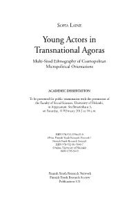Multi-Sited Ethnography of Cosmopolitan Micropolitical Orientations