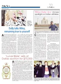 Dolly Talks Miley, Remaining True to Yourself