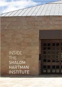 Inside the Shalom Hartman Institute