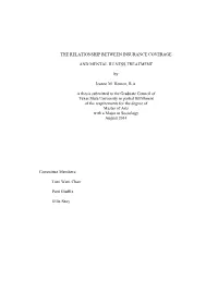 The Relationship Between Insurance Coverage And