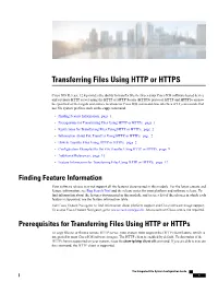 Transferring Files Using HTTP Or HTTPS
