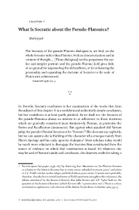 What Is Socratic About the Pseudo-Platonica?