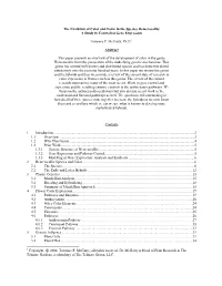 A Classification Analysis of the Species Hemerocallis