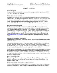 Dengue Fact Sheet