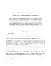 Counting and Effective Rigidity in Algebra and Geometry