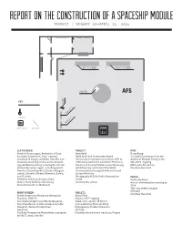 Report on the Construction of a Spaceship Module TRANZIT | JANUARY 22–APRIL 13, 2014