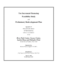 Tax Increment Financing Feasibility Study and Preliminary Redevelopment Plan
