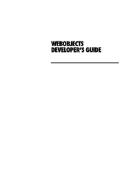 Webobjects Developer's Guide