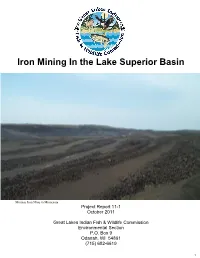 Iron Mining in the Lake Superior Basin