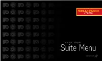 Wells Fargo Center Suite Menu.Pdf