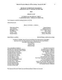 Board Meeting Minutes 2007