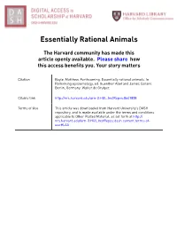 Essentially Rational Animals