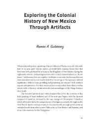 Exploring the Colonial History of New Mexico Through Artifacts