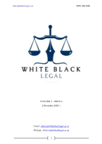 ISSUE 6 || December 2020 ||