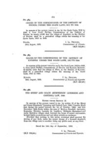 414 -No. 384. · ' '~\ ORDER of the COMMISSIONER OF