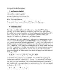 Exhibit Descriptions