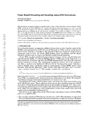 Faster Base64 Encoding and Decoding Using AVX2 Instructions