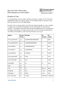 Powers of Ten